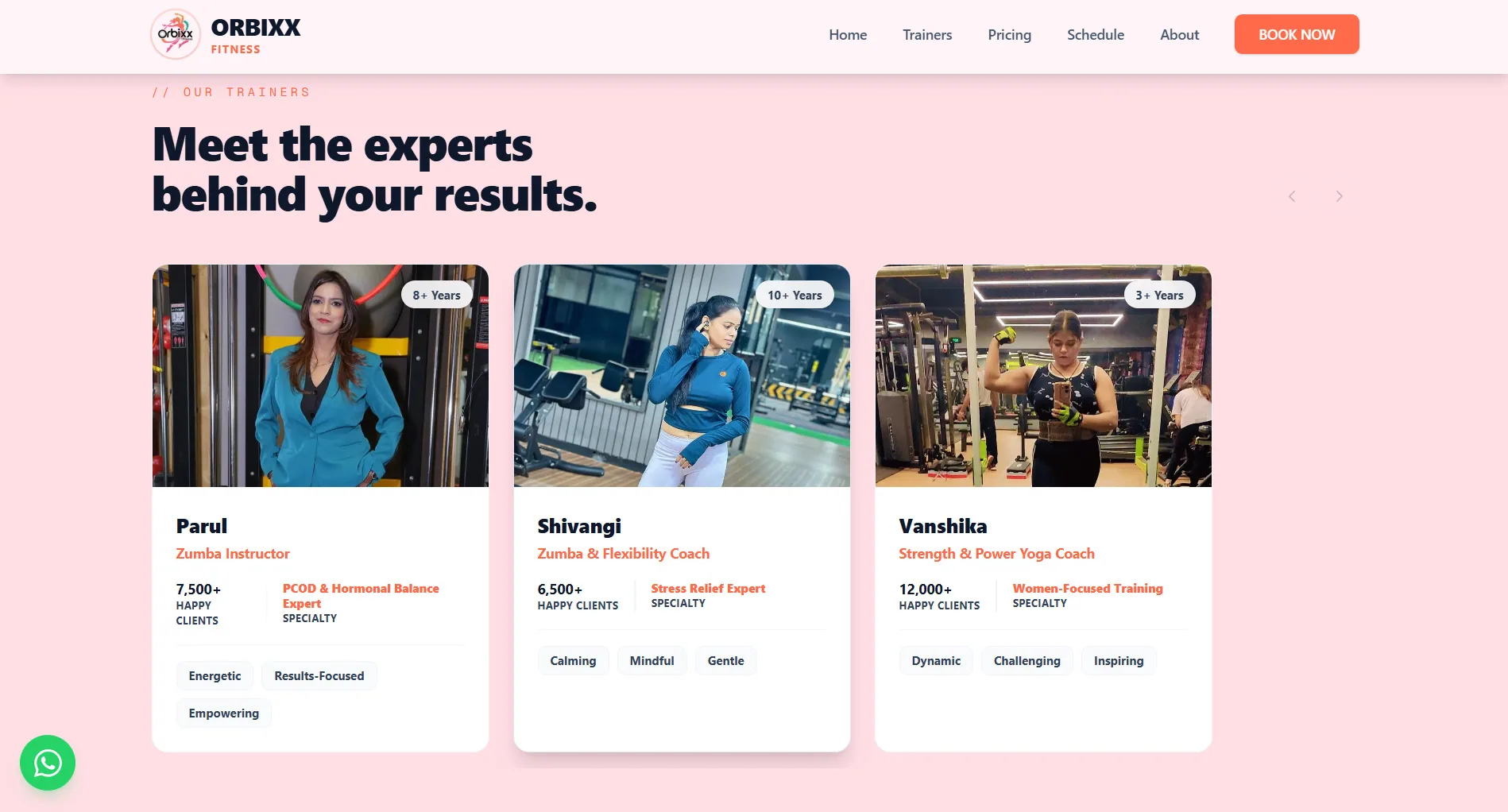 Orbixx Fitness — screenshot 2